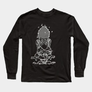 white on black honey dwarf Long Sleeve T-Shirt